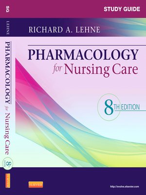cover image of Study Guide for Pharmacology for Nursing Care